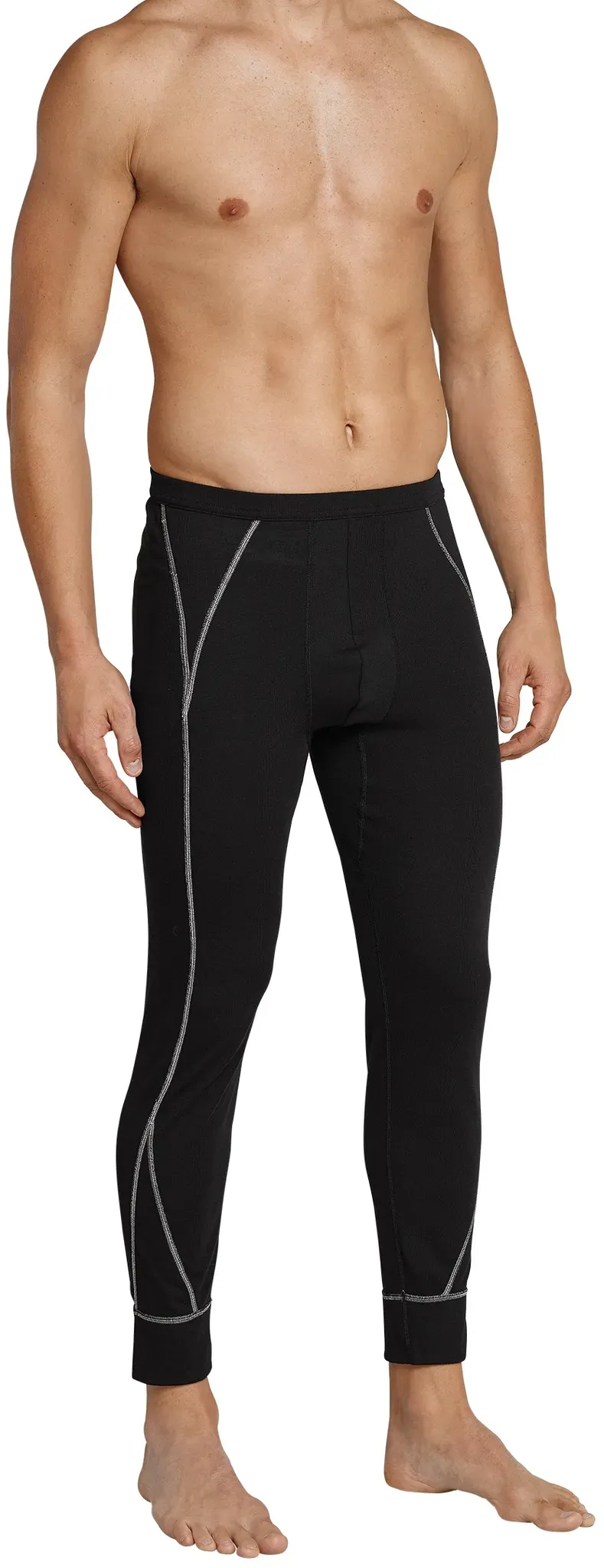 Schiesser Unterziehhose Sport Thermo Plus extra warm Unterwäsche lang schwarz Herren