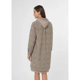 Madeleine Hemdjacke beige | beigemeliert / platin XXL