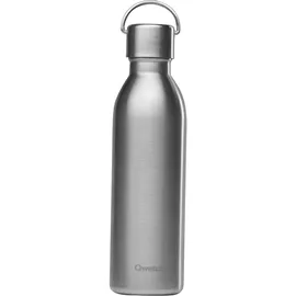 Qwetch Bouteille Isotherme Active - Isolierflasche, Inox Brossé 600 ml