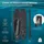 ECD Germany Aufblasbares Stand Up Paddle Board Makani Paddelboard aufblasbar Schwarz Kunststoff, Wasser/Strand/Meer, 80x15x320 cm