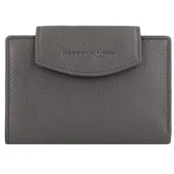 Harbour 2nd Just Pure Geldbörse RFID Schutz Leder 13 cm dolphin grey