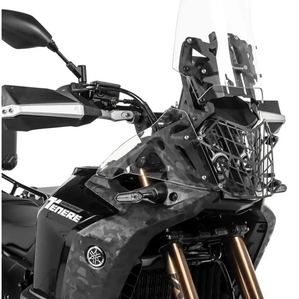 Touratech Yamaha Tenere 700 World Raid Quick Release Scheinwerferschutz - Black - One Size