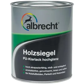 Albrecht Holzsiegel PU Klarlack Transparent hochglänzend 2,5 l