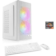CSL Spectrum V24569 Desktop-PC AMD Ryzen 5 4,0 GHz 16 GB RAM 1 TB SSD Win 11 Home