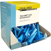 Tiga-Med Nassrasierer Gold Einmalrasierer, Einwegrasierer 1-fach Klinge, 100 Stück