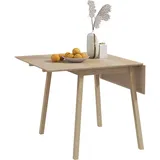Homcom Esstisch klappbar, Küchentisch für 2-4 Personen, Klapptisch Holz, 86x75x110 cm, Esszimmer, Tische, Esstische