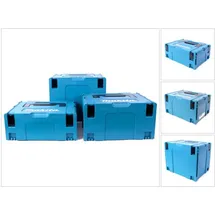 Makita Makpac Set Gr. 2 - Gr. 3 + Gr. 4 Transportbox und Werkzeugkiste