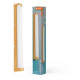 LEDVANCE ORBIS Tube Frostglas 60 cm, klickbar, CCT-dimmbar, IP44, Holzoptik