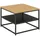 Actona Mid.you Couchtisch Schwarz, Eiche quadratisch 55x42x55 cm