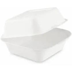 600x Burger Box, Zuckerrohr, 152x150x78mm