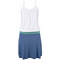 Beachtime Strandkleid, Damen weiß-türkis-blau, Gr.34