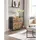 VASAGLE Boxxx Kommode 98 x 85 x 28,5 cm Braun / Schwarz