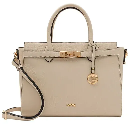 L.Credi Konstanze Handtasche 37 cm  beige