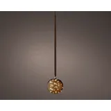 Lumineo LED Kugel 14 cm braun