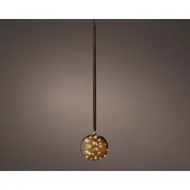 Lumineo LED Kugel 14 cm braun