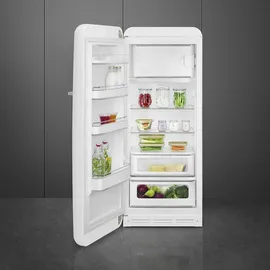 Smeg FAB28LWH6 Retro-Kühlschrank (270 l, 1530 mm hoch, Weiß)
