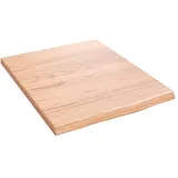 vidaXL Waschtischplatte Hellbraun 40x50x2 cm Massivholz Behandelt