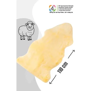 Fellhof Lammfell fürs Bett Standard 110 cm+