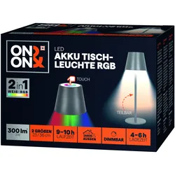 ON&ON Akku Tischleuchte RGB