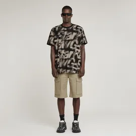 G-Star Sprayed Letters Loose T-Shirt - Mehrfarbig - Herren - S