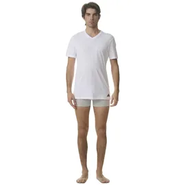 adidas V-Neck Shirt weiß XXL