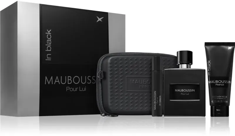Mauboussin Prestige Set Pour Lui In Black Geschenkset für Herren 4 St.