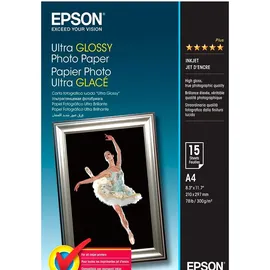 Epson Ultra Glossy A4 300 g/m2 15 Blatt
