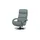 Hukla Relaxsessel Florian Leder 73 x 109 x 91 cm Grau mit Relax-Funktion