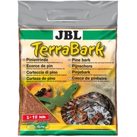 JBL TerraBark 71021 Bodensubstrat, für Wald und Regenwaldterrarien, Pinienrinde, 2 - 10 mm, 5 l