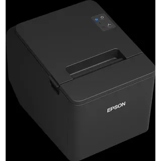Epson TM-T20IV, 8 Punkte/mm (203dpi), Cutter, USB, RS232, Ethernet (USB, WLAN), Belegdrucker, Schwarz