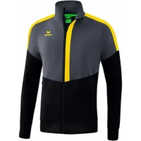 Erima Squad Worker Jacke Herren - grau/schwarz/gelb - L