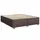 vidaXL Boxspringbett 180 x 200 cm Dunkelbraun