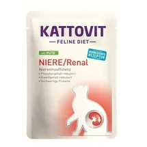 Kattovit Feline Diet Niere/Renal Pute 48 x 85 g