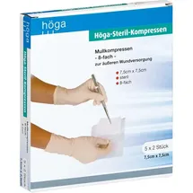 HÖGA-PHARM G.Höcherl HÖGA STERIL Kompressen 7,5x7,5 cm 8fach