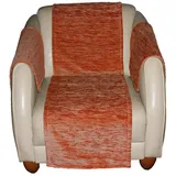 Wirth Sofahusse Miriam, 2-er Set, Armlehnenschoner, Maß: 60 x 40 cm, 2 Stück gelb