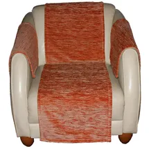 Wirth Sofahusse Miriam, 2-er Set, Armlehnenschoner, Maß: 60 x 40 cm, 2 Stück gelb