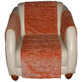 Wirth Sofahusse Miriam, 2-er Set, Armlehnenschoner, Maß: 60 x 40 cm, 2 Stück gelb