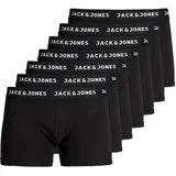 JACK & JONES Trunks black/black L 7er Pack