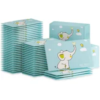 50 Pcs Feuchtes Toilettenpapier Reisegröße Erfrischungstücher Einzeln Verpackt, Feuchtes Toilettenpapier Einzeln Verpackt Mit Vitamin E Aloe Vera-Extrakt für Zuhause Büro Outdoor Täglichen