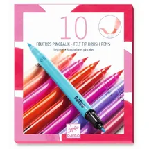 Djeco DJ08802 Farben: 10 Filzstifte - Mädchenfarben