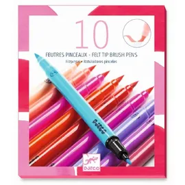 Djeco DJ08802 Farben: 10 Filzstifte - Mädchenfarben