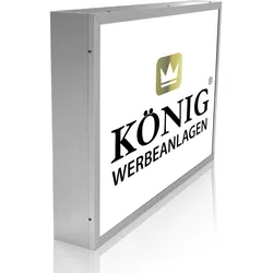 Dreifke® LED Leuchtkasten einseitig, Scheibe, 240 x 160cm (B x H), ohne Druck