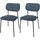 heute wohnen 2er-Set Esszimmerstuhl HWC-O26 Cord beige