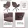 MCW Esszimmerstuhl H71 Stoff braun 6er Set