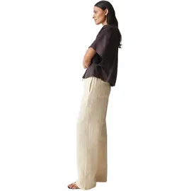 Opus Mileni Resort Wide Leg Hosen Weiß 42