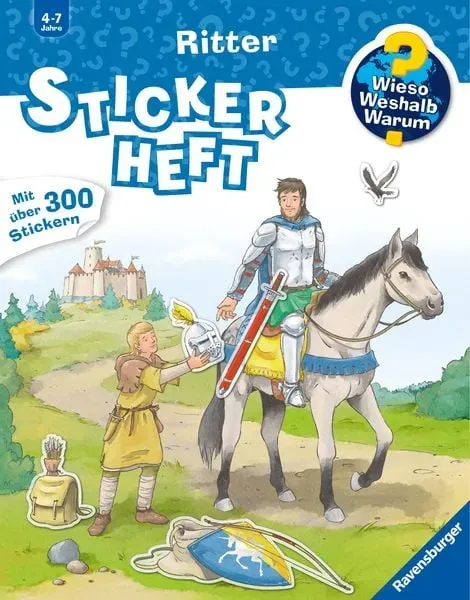 Preisvergleich Produktbild Wieso Weshalb Warum Stickerheft: Ritter