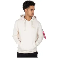 Alpha Industries Back Print Kapuzenpullover - Jet Stream White