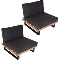 MCW MCW-H54 Loungesessel hellbraun/dunkelgrau