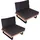 MCW MCW-H54 Loungesessel hellbraun/dunkelgrau