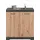 FMD Kommode FMD "Bristol", braun (matera, artisan), B:80cm H:89,9cm T:49,9cm, Holzwerkstoff, Sideboards, Kommode, In unterschiedlichen Tiefen, mit verstellbaren Böden